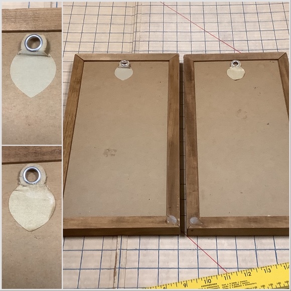 Retro Paint By Numbers Dog Pair Cocker Spaniel and Beagle Framed Pair MCM Era - Picture 13 of 16